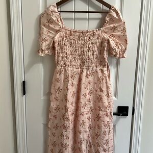 & Other Stories Pink Floral Dress